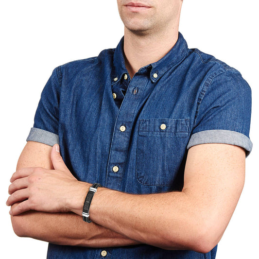 3 Wise Men Lord's Prayer Leather Bracelet