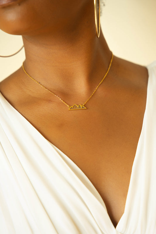 Mustard Seed Faith Mountain Necklace