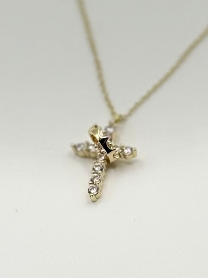 Crown of Grace Pendant Cross Necklace