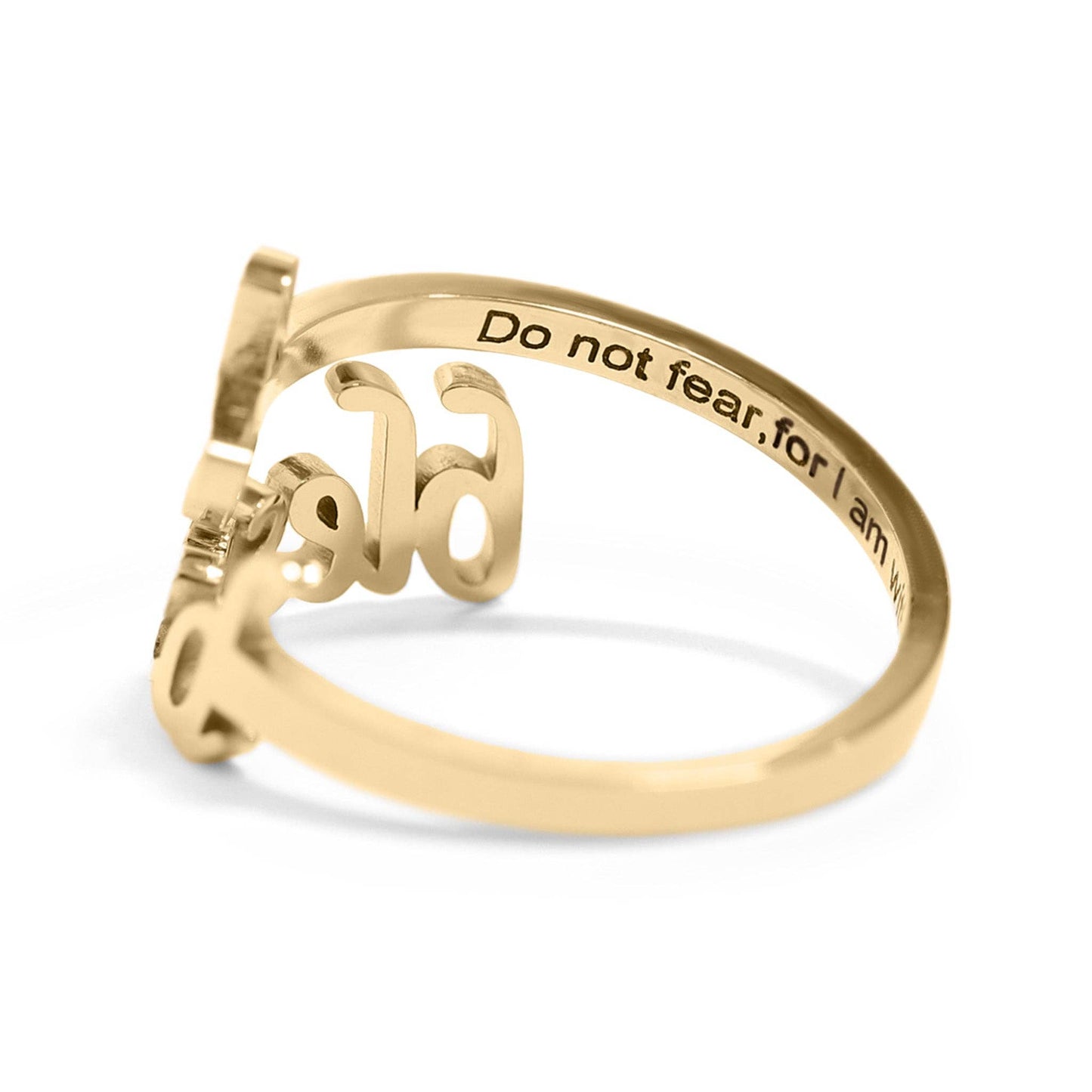 Blessed Cross Adjustable Ring