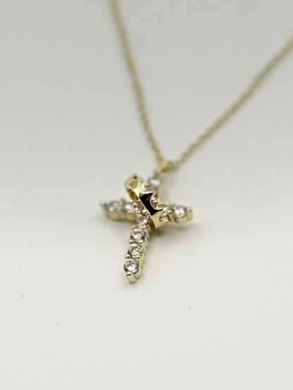 Crown of Grace Pendant Cross Necklace