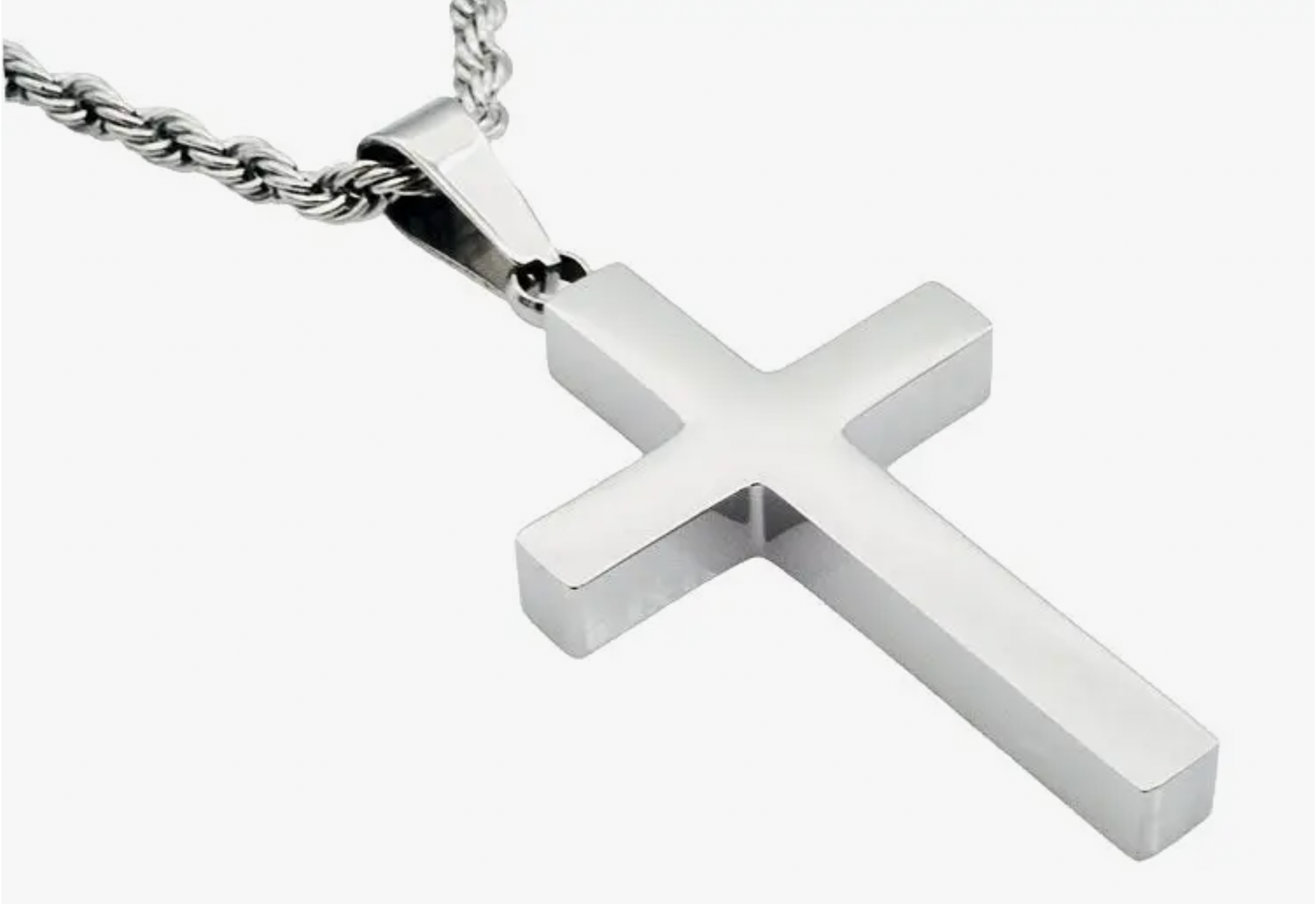 Men's Stainless Steel Cross Necklace