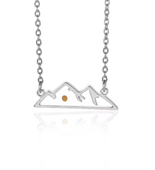 Mustard Seed Faith Mountain Necklace