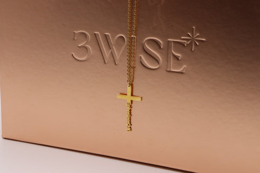 Ephesians 2:10 Cross Necklace