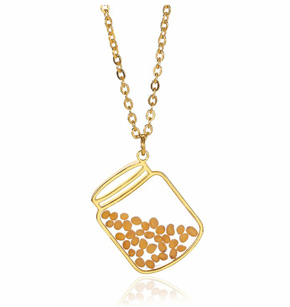 Mustard Seed Gold Necklace by Three Wise Gifts